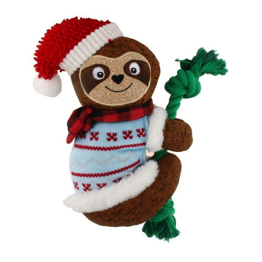 GiGwi Plush Sloth with Rope