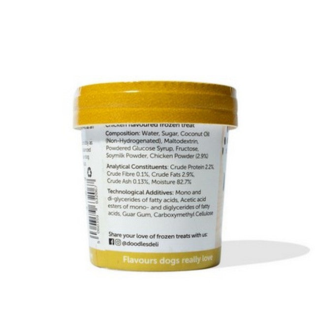 Doodles Deli Chicken Frozen Doggy Treats 125ml