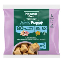 Natures Menu 80/20 PUPPY Turkey & Fish Nuggets 1kg