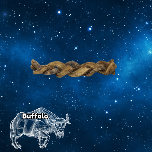 Pup Planet Deli - Buffalo Braided Pizzle