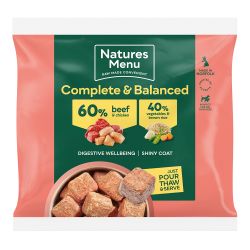 Natures Menu 60/40 Beef Nuggets 1kg