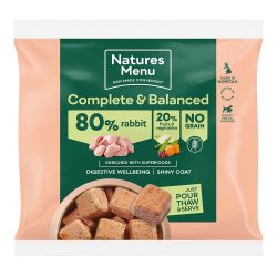 Natures Menu 80/20 Rabbit with Superfoods Nuggets 1kg