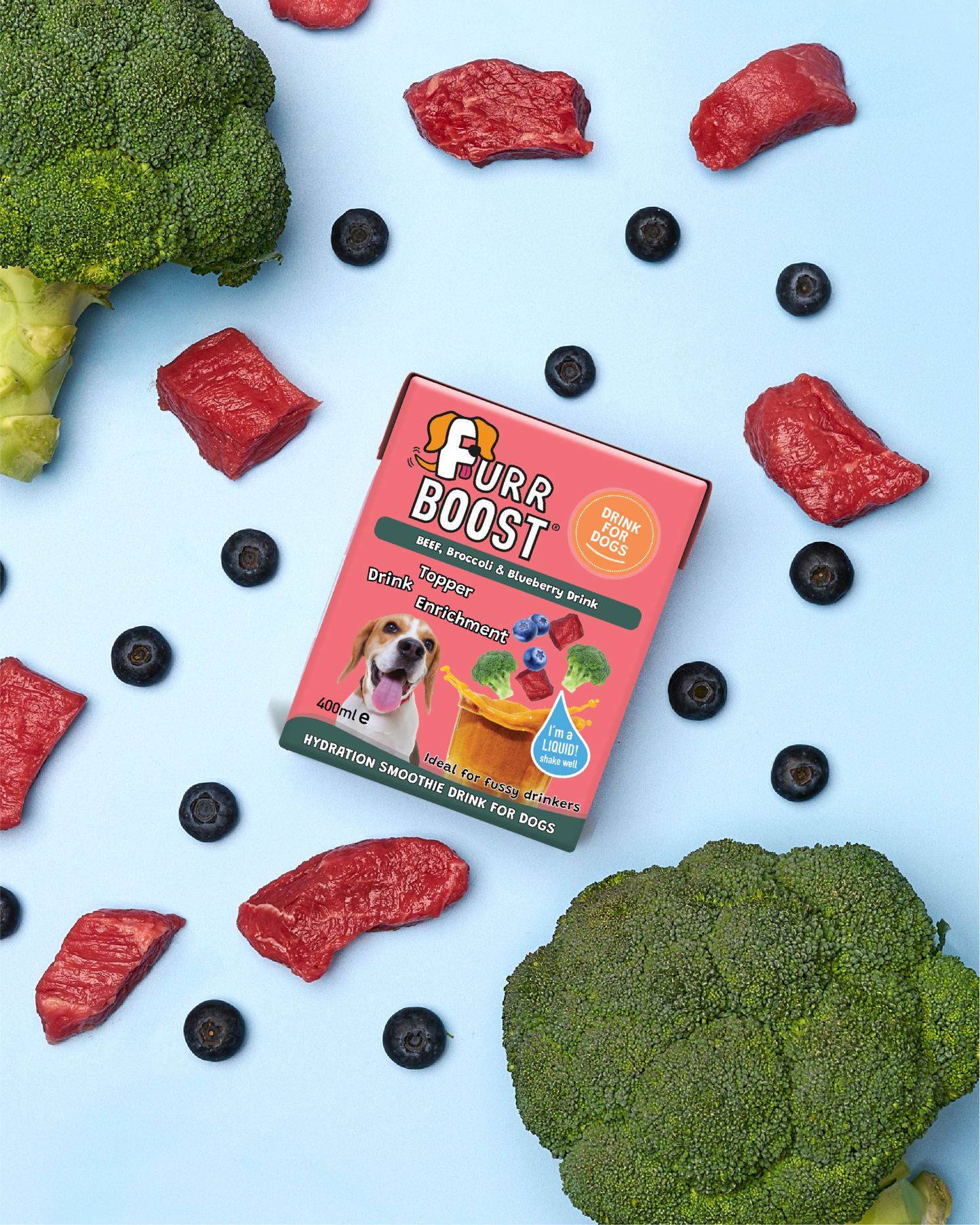 Beef, Broccoli and Blueberry Case 12x400ml