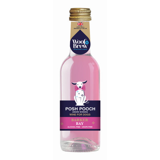 Woof & Brew Posh Pooch Barker Bay Rose 250ml