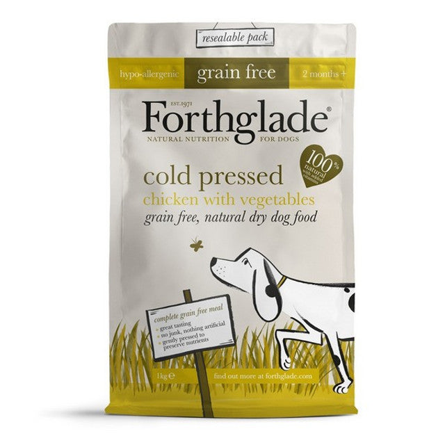 Forthglade Cold Pressed Dry Dog Food Chicken Grain Free 6kg