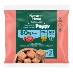 Natures Menu 80/20 PUPPY Beef Nuggets 1kg