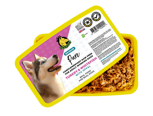 80:10:10 – Turkey & White Fish with Offal ProDog Raw Dog Food