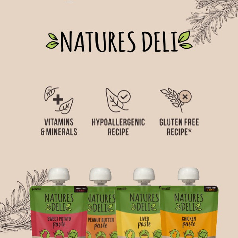 Natures Deli Paste Pouches 100G