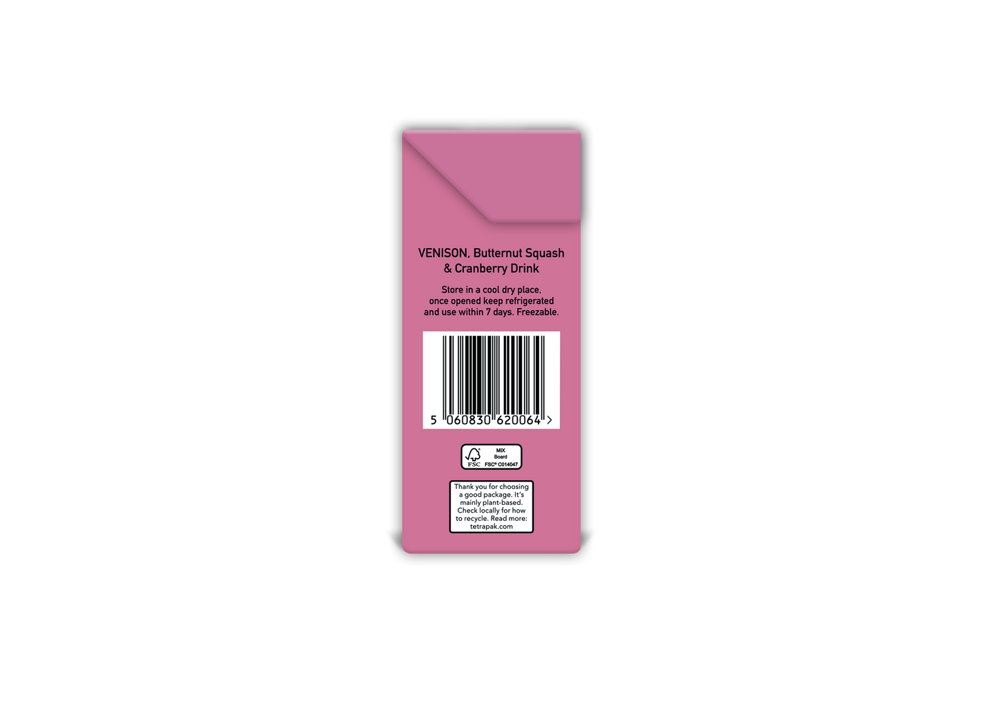 Venison, Butternut Squash & Cranberry Furr Boost 400ml x 12