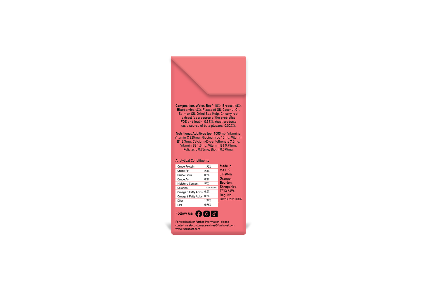 Beef, Broccoli and Blueberry Case 12x400ml