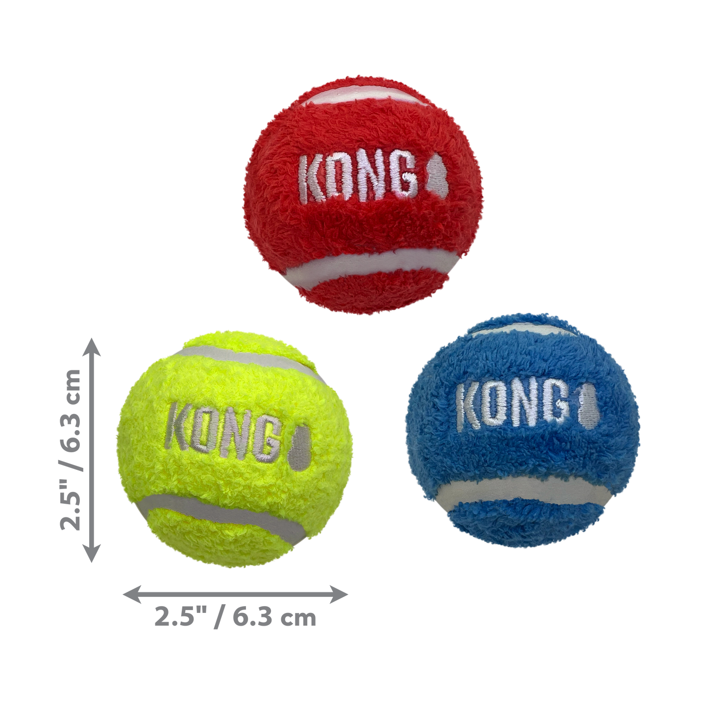 KONG - Sport Softies Balls 3-pk