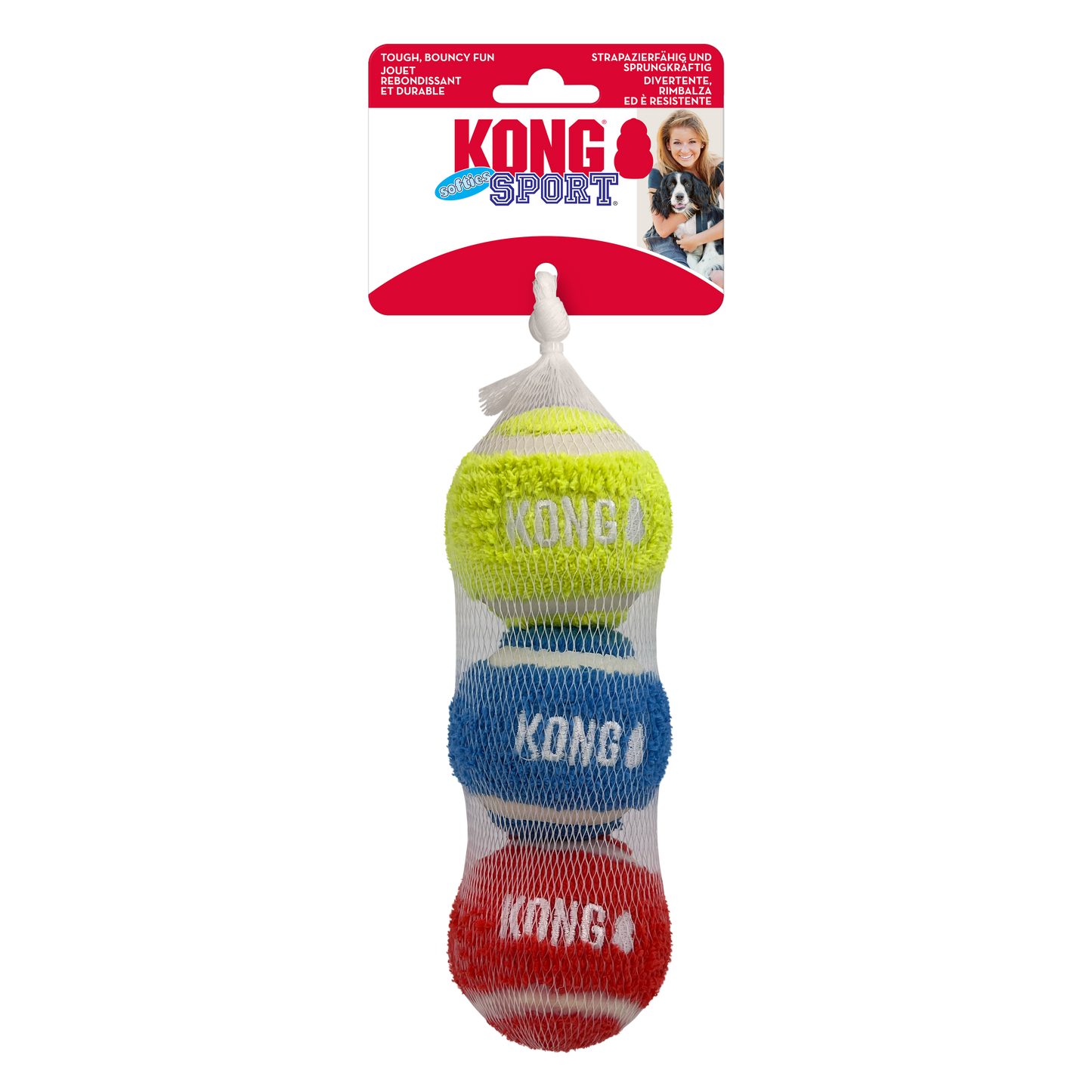KONG - Sport Softies Balls 3-pk