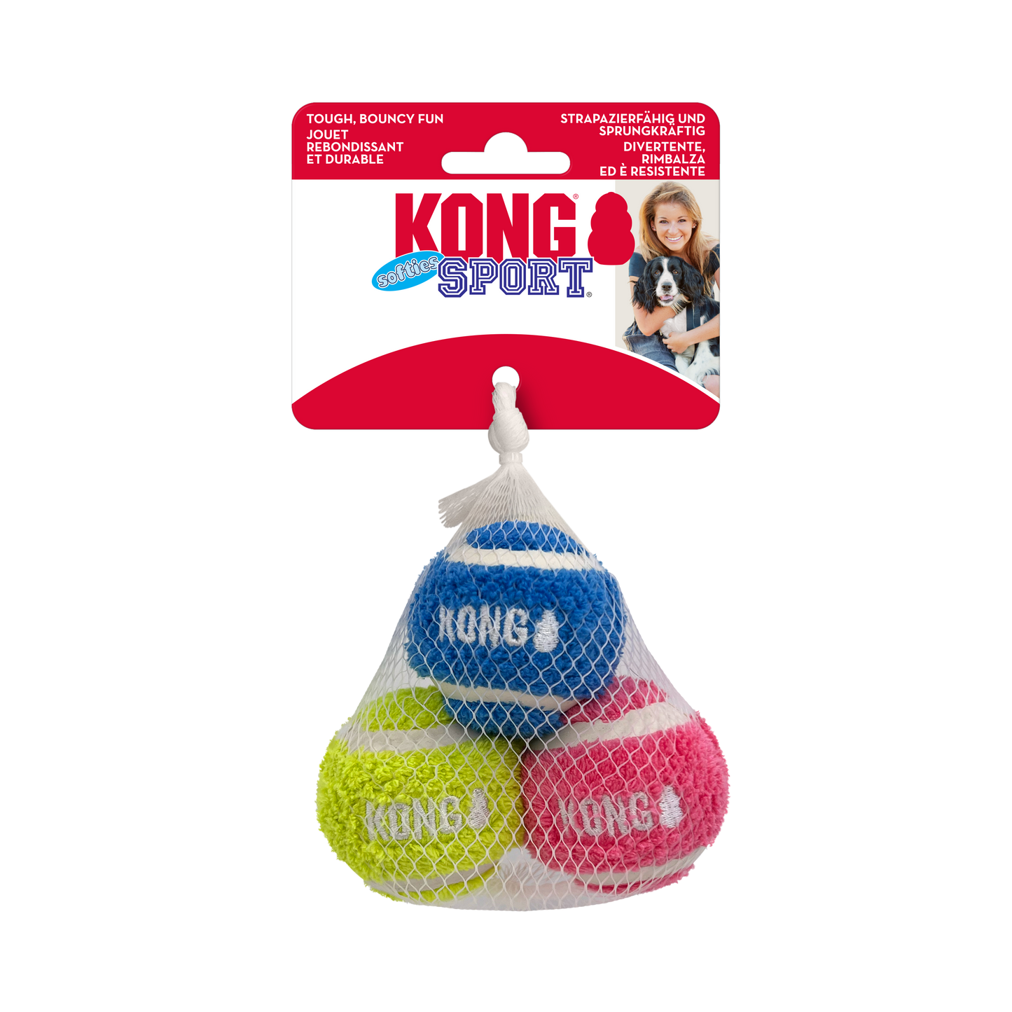 KONG - Sport Softies Balls 3-pk