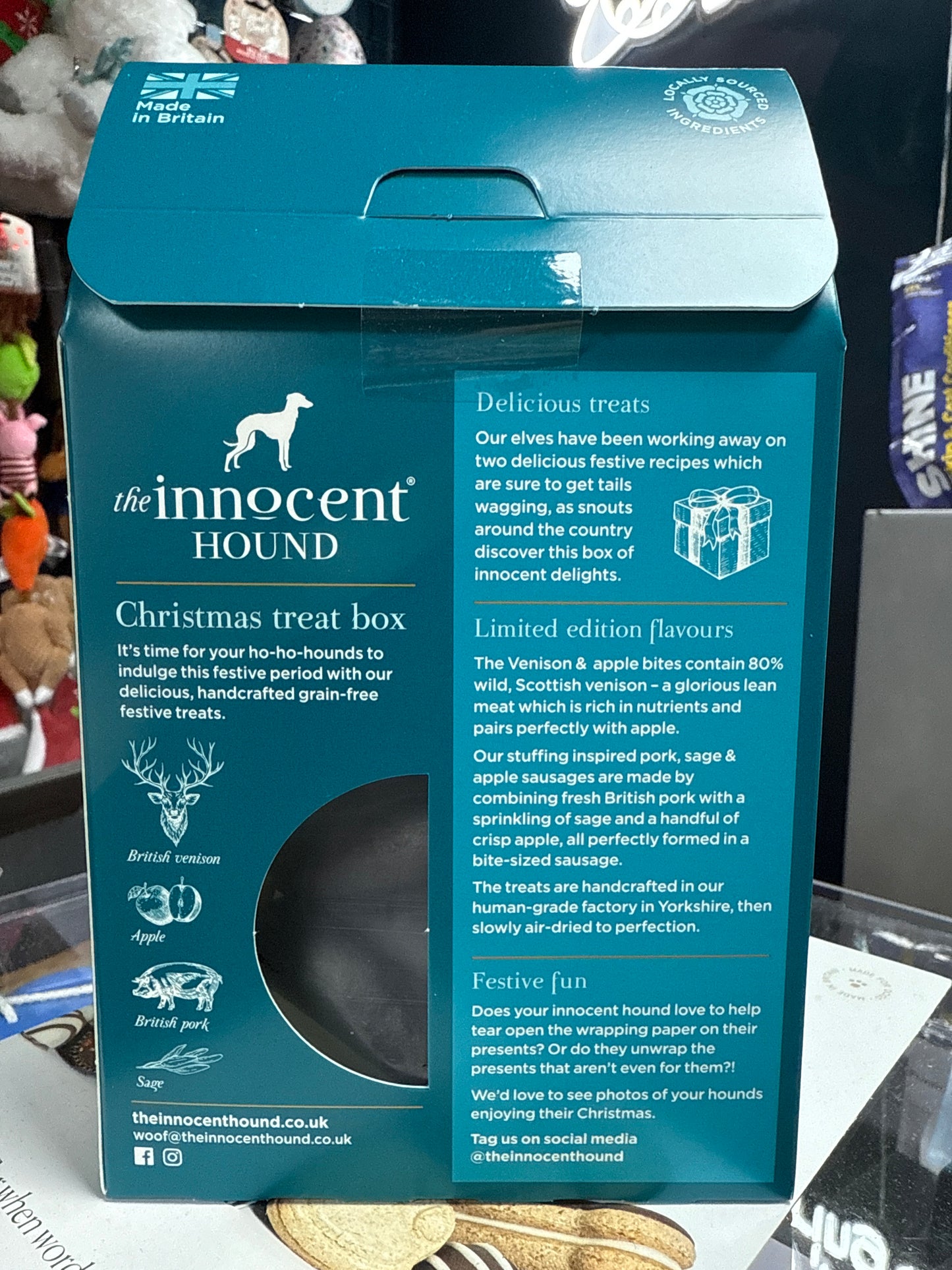 The Innocent Hound Christmas Treat Box