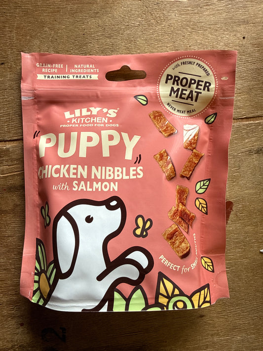 LK Puppy Chicken Nibbles with Salmon - 70g