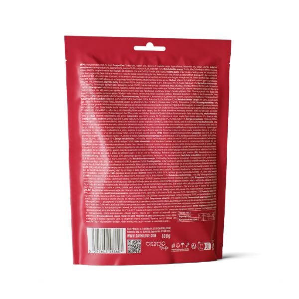 Carnilove Jerky Turkey & Rabbit Dog Treats 100g