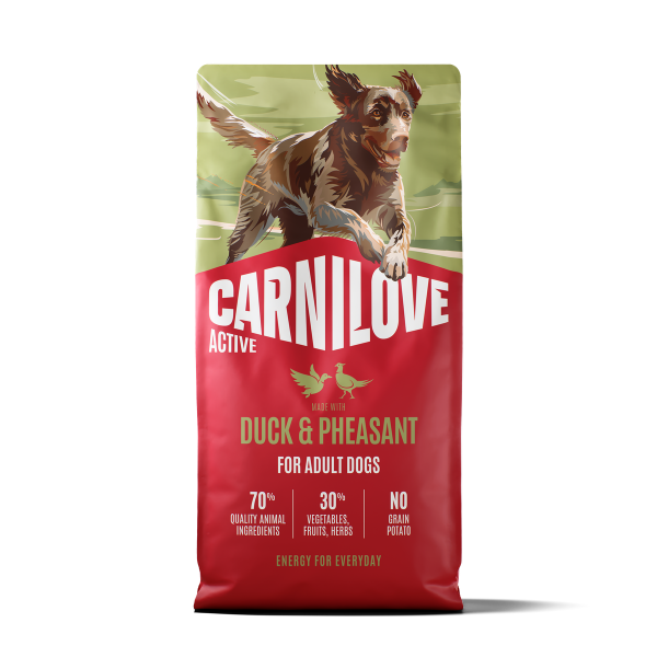 Carnilove Active Duck & Pheasant Dog Food for Adult Dogs 1.5kg