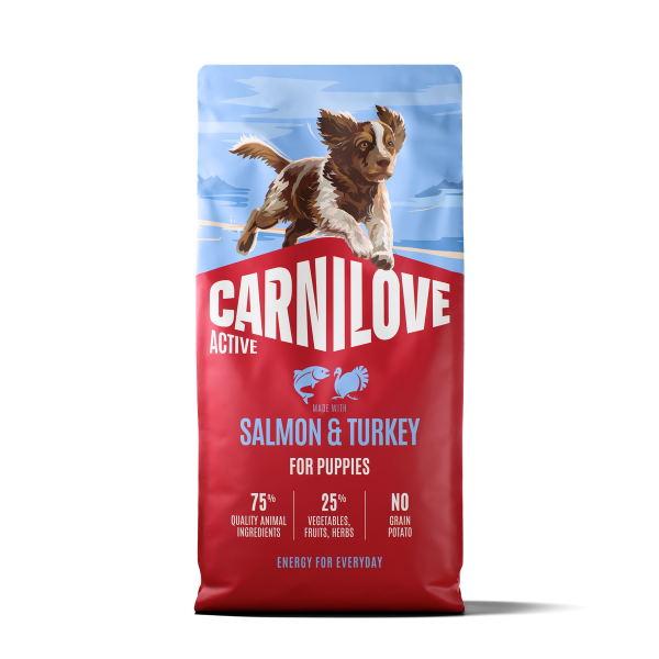 Carnilove Active Salmon & Turkey for Puppies 1.5kg