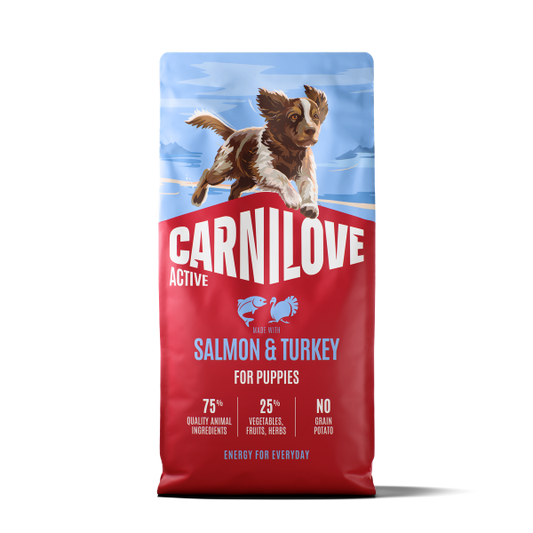 Carnilove Active Salmon & Turkey for Puppies 1.5kg