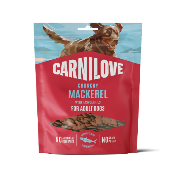 Carnilove Mackerel with Raspberries Crunchy Dog Treat 200g