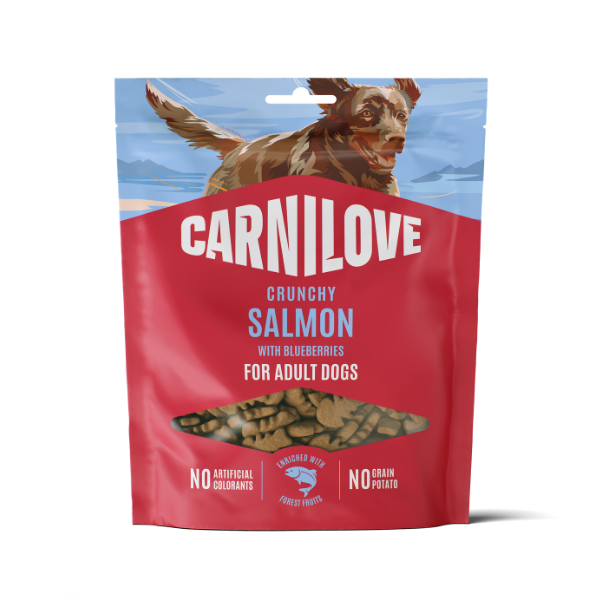 Carnilove Salmon with Blueberries Crunchy Dog Treat 200g