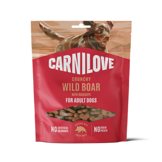Carnilove Wild Boar with Rosehips Crunchy Dog Treat 200g
