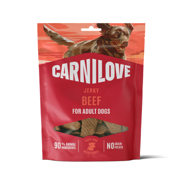Carnilove Jerky Beef Fillet Dog Treat – Mono Protein 100g