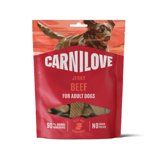 Carnilove Jerky Beef Fillet Dog Treat – Mono Protein 100g