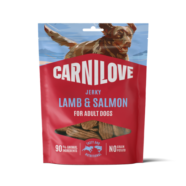 Carnilove Jerky Lamb & Salmon Dog Treats 100g
