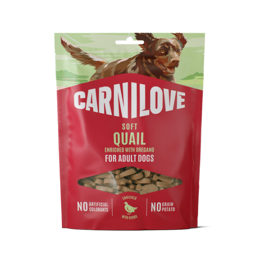 Carnilove Quail enriched with Oregano Soft Dog Treats 200g