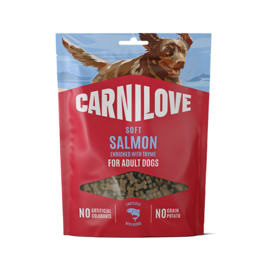 Carnilove Salmon with Thyme Soft Dog Treats 200g