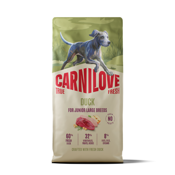 Carnilove True Fresh Duck for Junior Large Breeds 4kg
