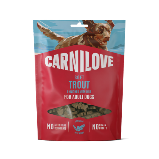 Carnilove Trout Enriched with Dill Soft Dog Treats 200G