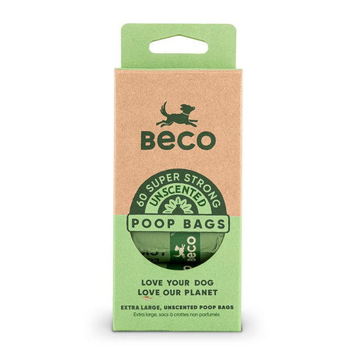 Beco Poop Bags Unsented 60 bags