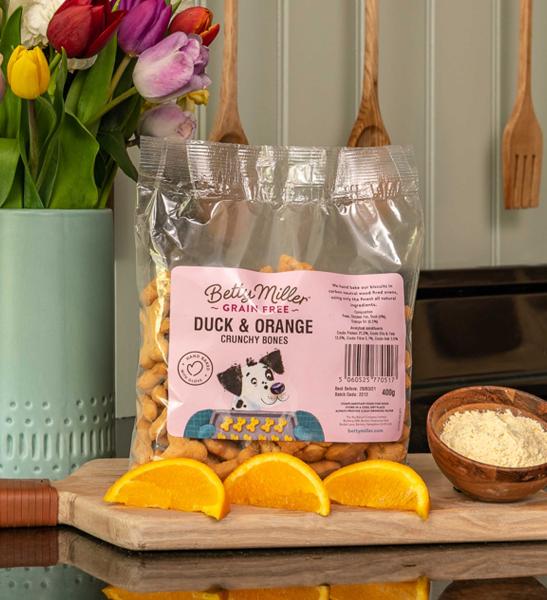 Betty Miller Duck & Orange 400g