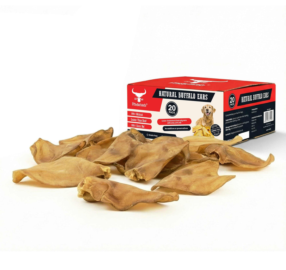 Buffalo Ears - Dog Treats