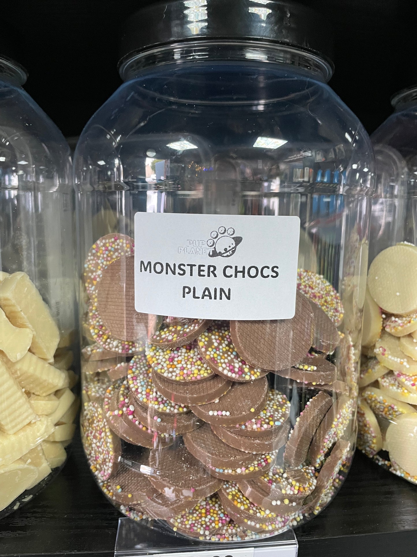 Monster Choc Discs (Plain) - 100G