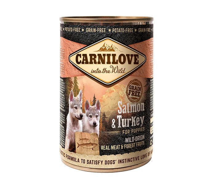 Carnilove Salmon & Turkey Puppy Wet 400g - Can