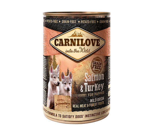 Carnilove Salmon & Turkey Puppy Wet 400g - Can