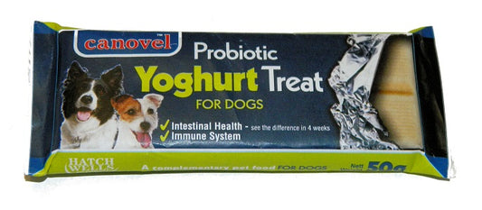 Canovel Probiotic Yoghurt Treat bar For Dogs 50g