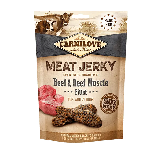 Carnilove Beef & Beef Muscle Fillet Meat Jerky