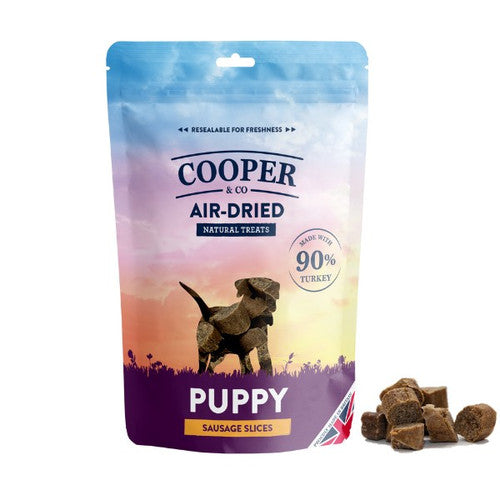 Cooper & Co Air Dried Sausage Slices - Turkey (Puppy)