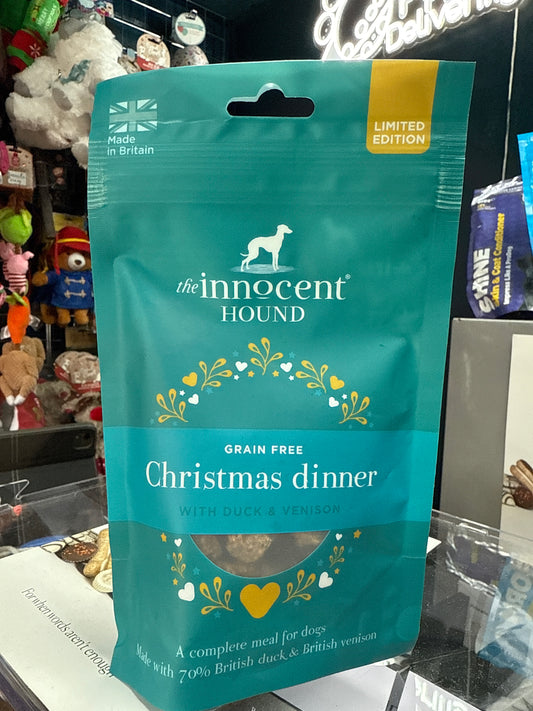 The Innocent Hound Christmas Dinner with Duck & Venison - 120G