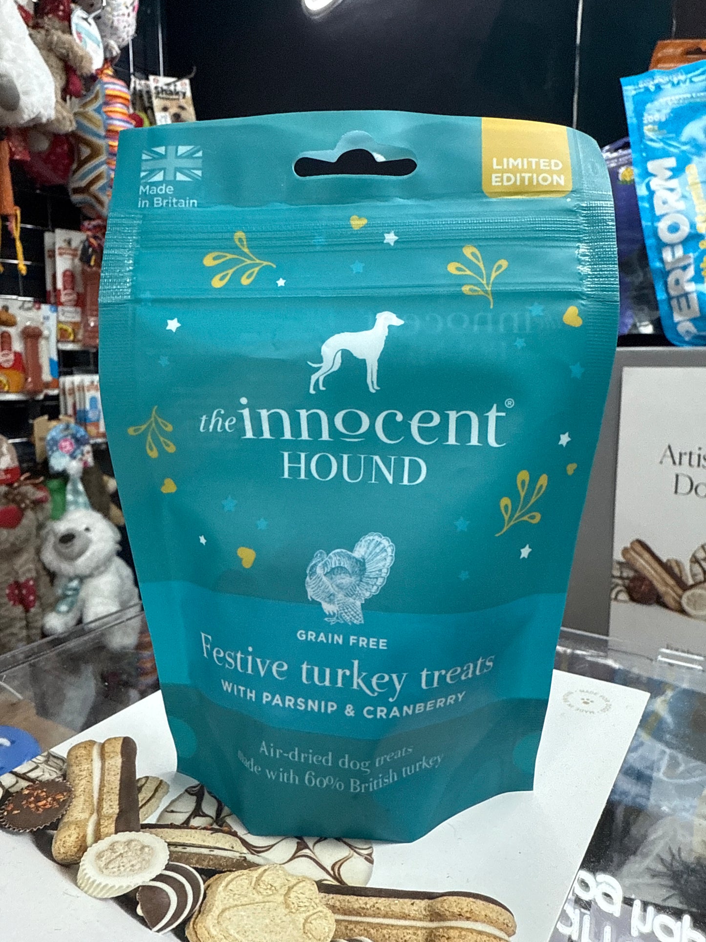 The Innocent Hound Festive Turkey Treats with Parsnip & Cranberry