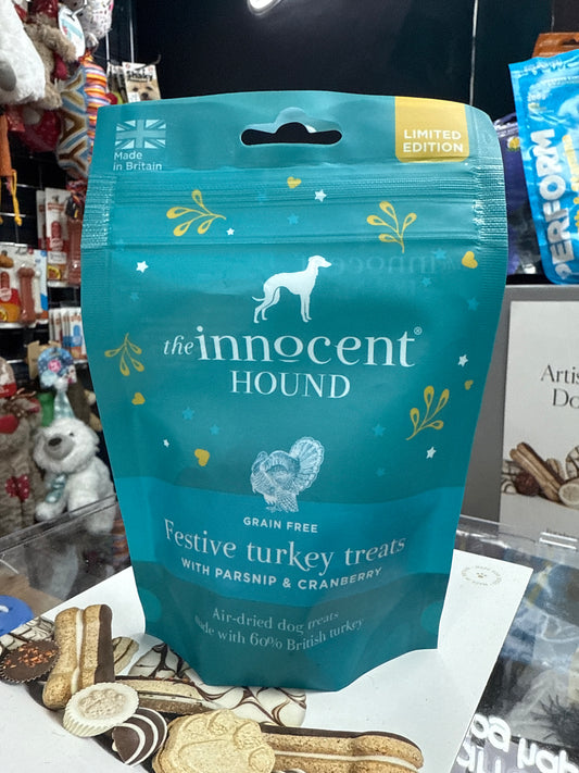 The Innocent Hound Festive Turkey Treats with Parsnip & Cranberry