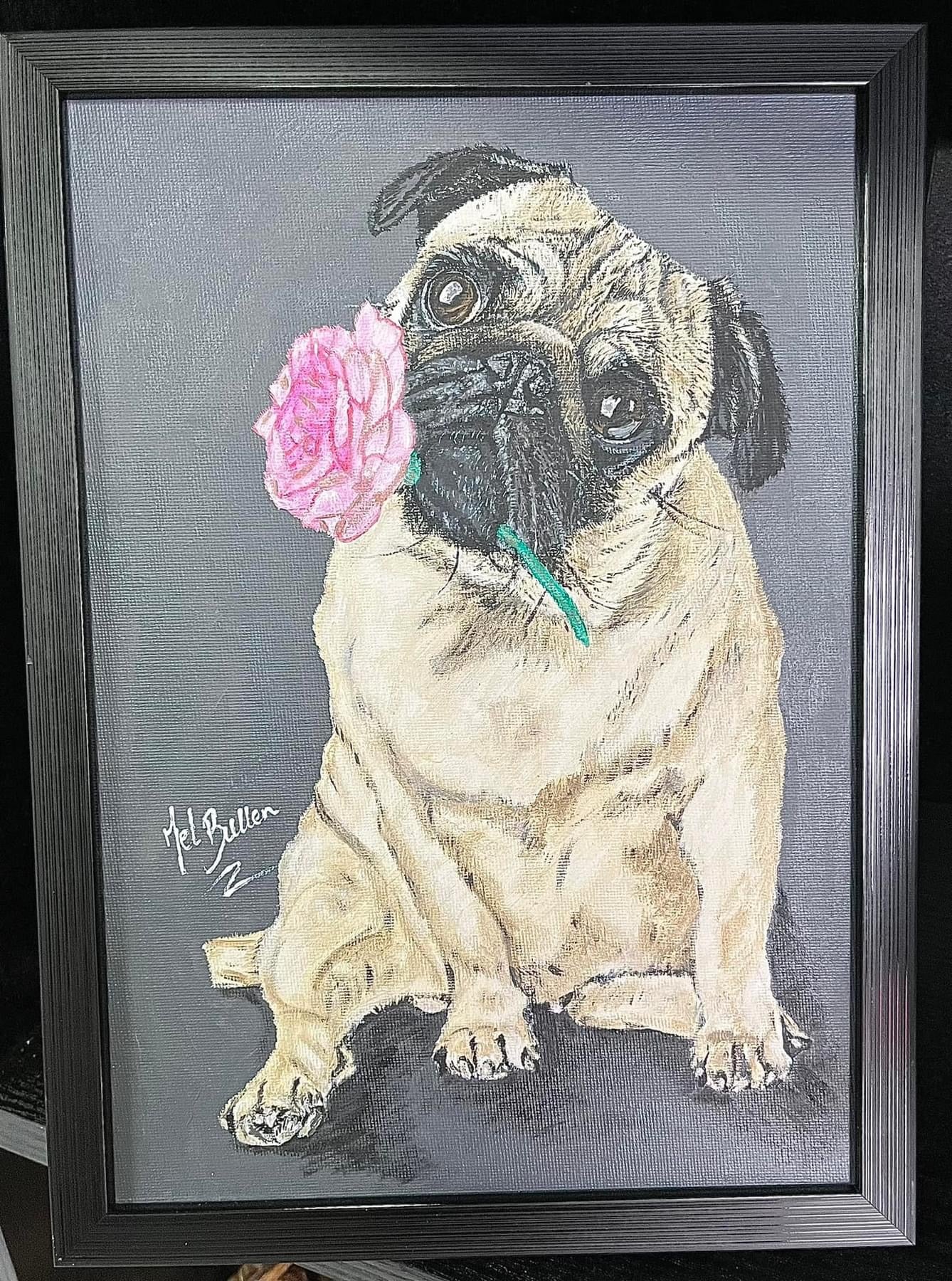 Mel’s Crafts - Romantic Pug