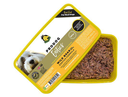 Exotics – Wild Boar with Offal ProDog Raw Dog Food