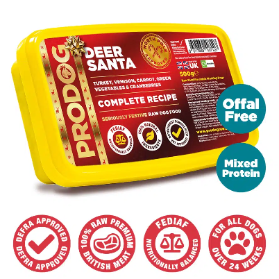 ProDog Deer Santa Turkey & Venison Dog Food Meal
