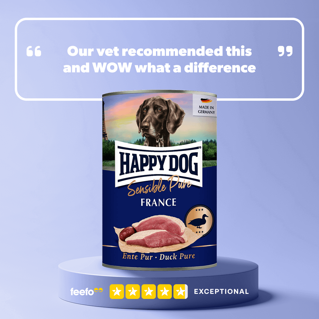 Pure Duck Wet Dog Food (France)