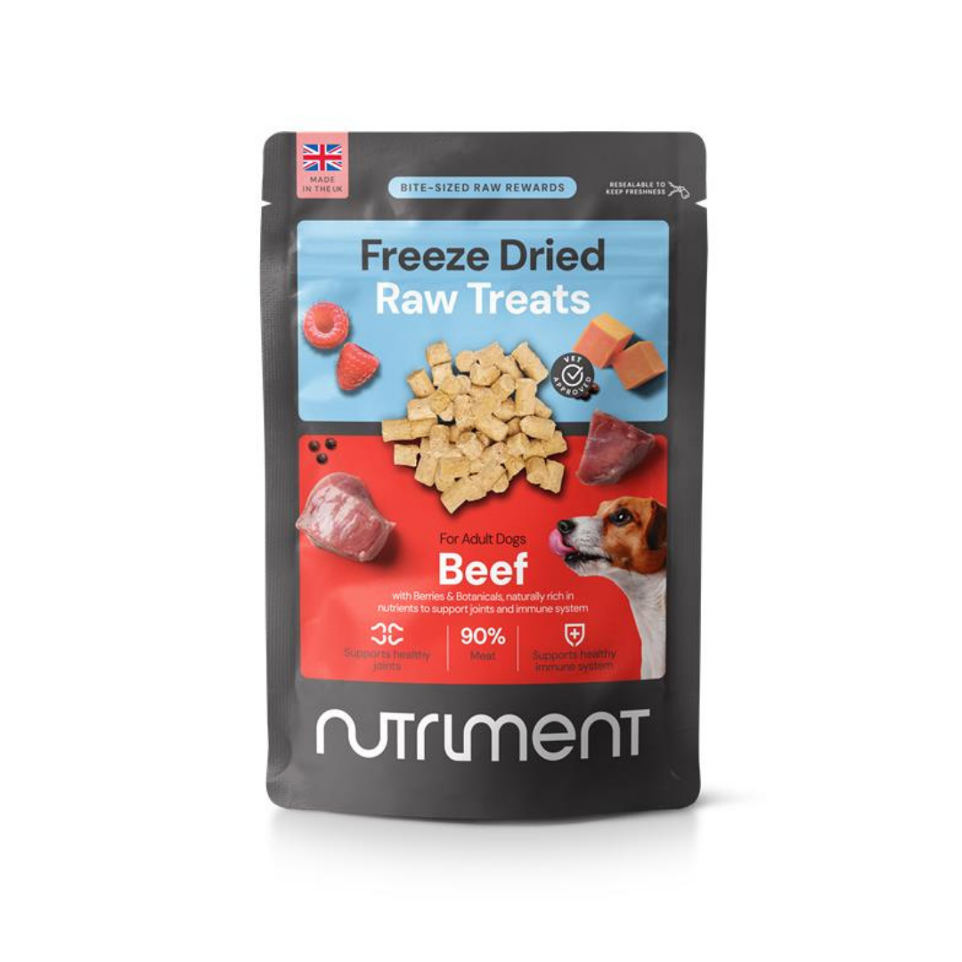 Nutriment Freeze Dried Raw Treats – Beef 30g